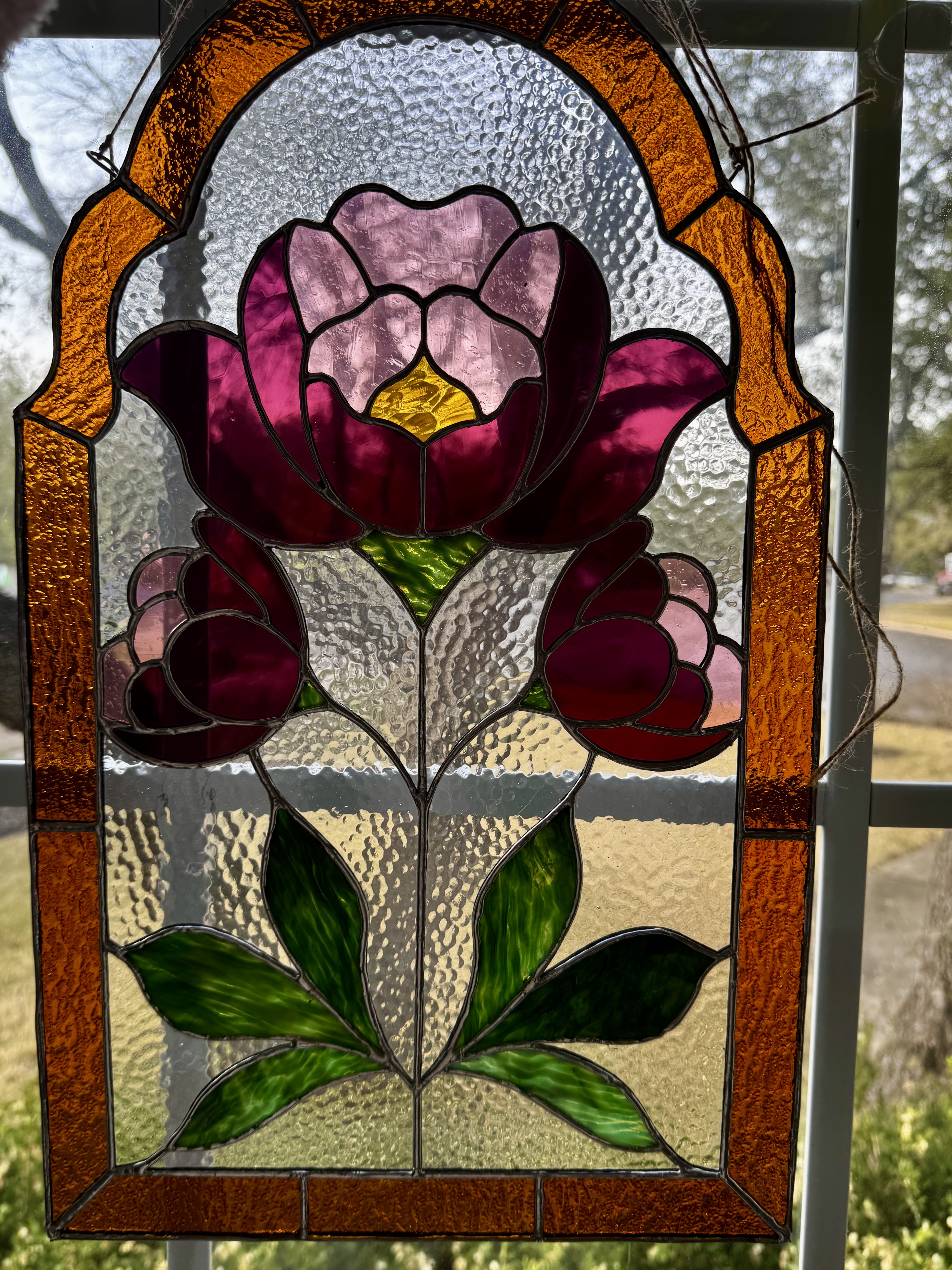 Cognasi Glass Co. handmade stained glass piece
